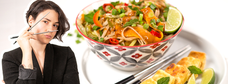 wok vegan sans gluten végétarien végétalien légumes tofu frit