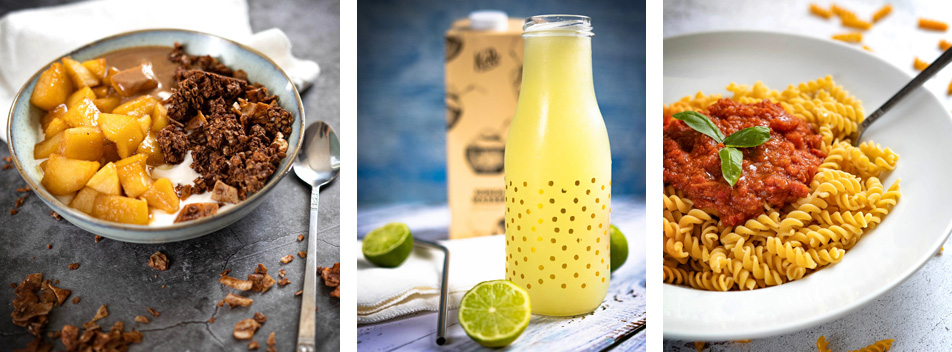 3 recettes vegan Instagram : Limonade brésilienne, granola au cacao, sauce agrodolce